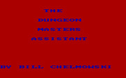 Dungeon Quest for IBM PC/Compatibles - Title screen.