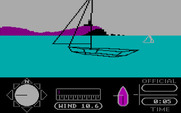 American Challenge: A Sailing Simulation, The for IBM PC/Compatibles - The game begins.
