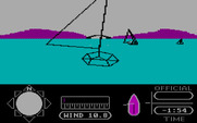 American Challenge: A Sailing Simulation, The for IBM PC/Compatibles - Starting a race with multiple opponents.