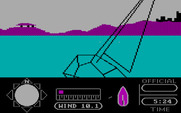 American Challenge: A Sailing Simulation, The for IBM PC/Compatibles - You can move the camera closer or further from the sailboat...
