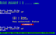 U.S. States and Capitals for IBM PC/Compatibles - A correct answer...