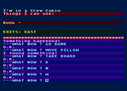 Escape from Pulsar 7 for Atari 8-bit - Exploring the area.