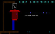 Hangman for IBM PC/Compatibles - Attempting to fill in the phrase...