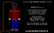 Hangman for IBM PC/Compatibles - Title screen (Version 3.1).