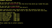 Stellar Crusade for IBM PC/Compatibles - Scenario selection.