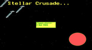 Stellar Crusade for IBM PC/Compatibles - Title screen.