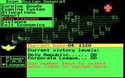 Stellar Crusade for IBM PC/Compatibles - Use the pull down menu to select options.