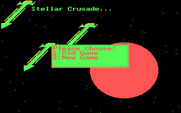 Stellar Crusade for IBM PC/Compatibles - Title screen.