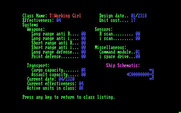 Stellar Crusade for IBM PC/Compatibles - More information on a ship class.