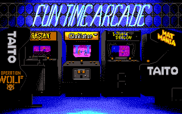 Renegade IBM PC/Compatibles Screenshot: Taito Fun Time Arcade.