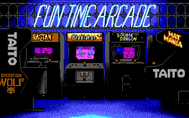 Renegade IBM PC/Compatibles Screenshot: Taito Fun Time Arcade.