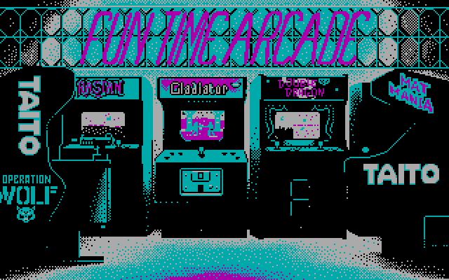 Renegade IBM PC/Compatibles Screenshot: Taito Fun Time Arcade.