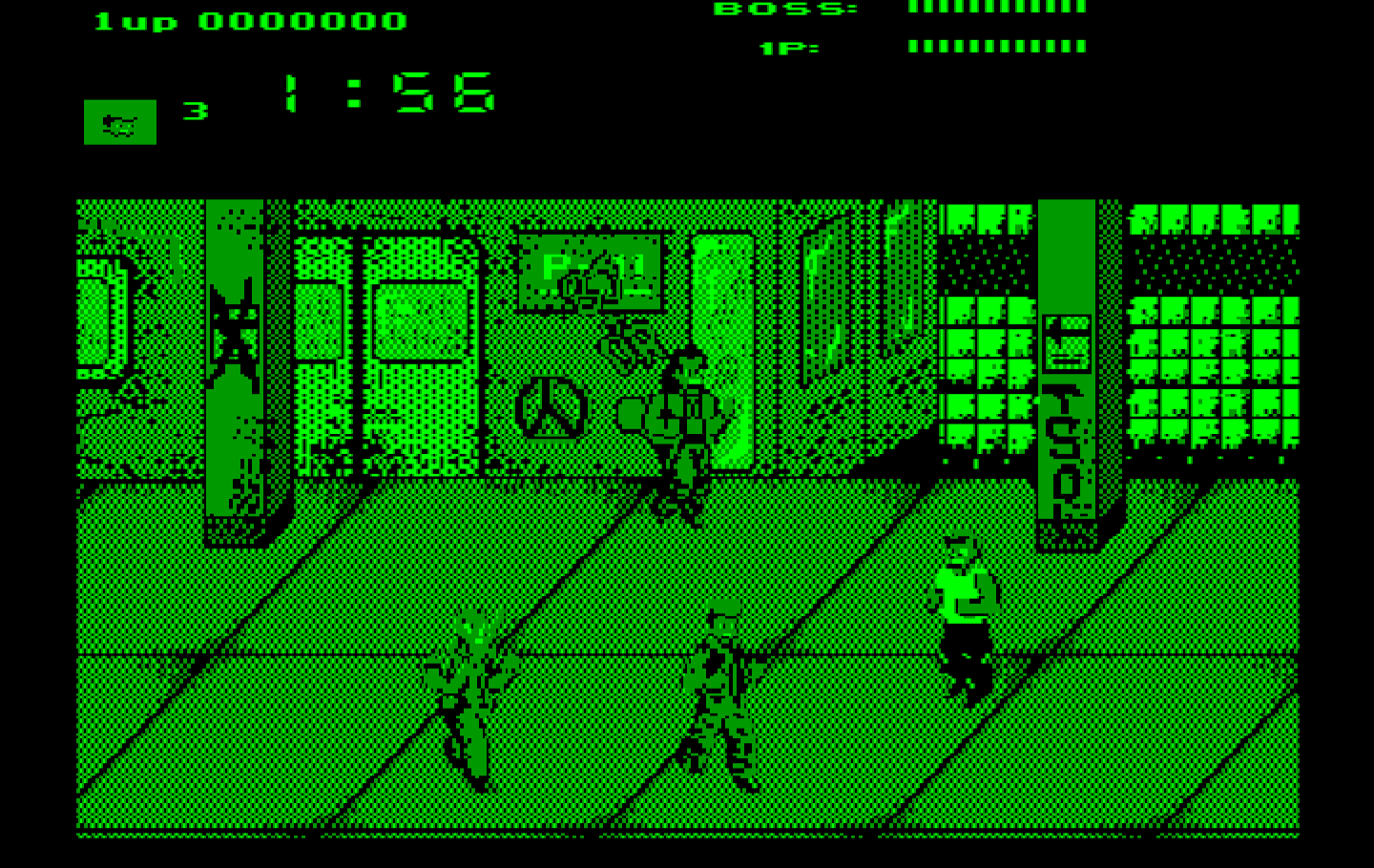 Renegade IBM PC/Compatibles Screenshot: Game start.