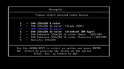 Renegade for IBM PC/Compatibles - Graphics mode selection screen.