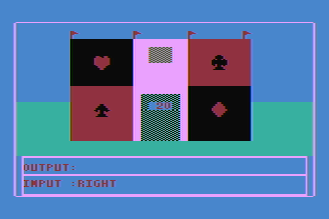 Prisoner 2 Atari 8-bit Screenshot: Hmm, what have I found here?