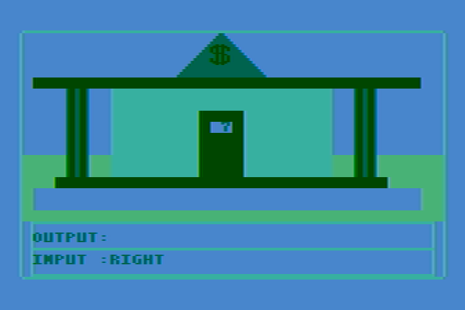 Prisoner 2 Atari 8-bit Screenshot: Exploring...