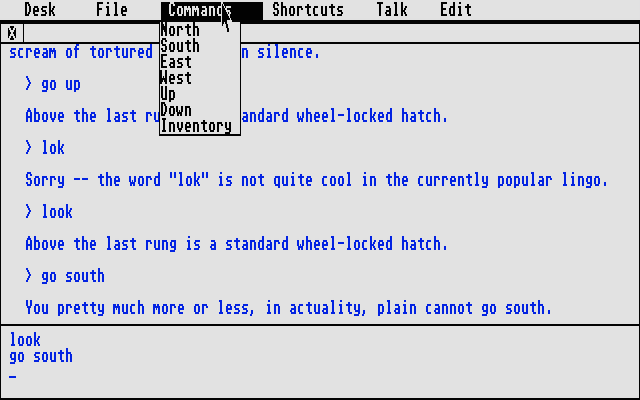 Breakers Atari ST Screenshot: One of the game menus...