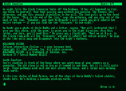 Hollywood Hijinx for Amstrad PCW - Starting screen.