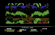Platoon for Commodore 64 - Watch out for the guy sneaking up from behind!