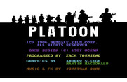 Platoon for Commodore 64 - Title screen.