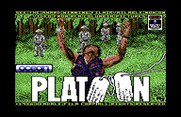 Platoon for Commodore 64 - Loading screen.