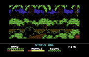 Platoon for Commodore 64 - Game start.