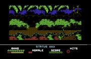 Platoon for Commodore 64 - Ouch, I've been knocked down...