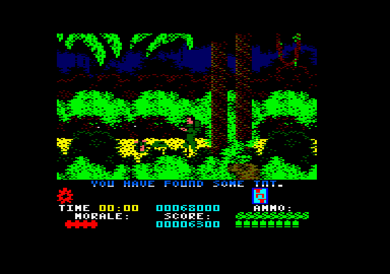 Platoon Amstrad CPC Screenshot: Another dead end...