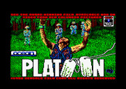 Platoon for Amstrad CPC - Loading screen.