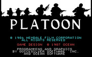 Platoon for IBM PC/Compatibles - Game credits.