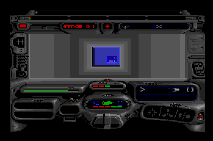 Tunnels of Armageddon Apple IIgs Screenshot: Game start.