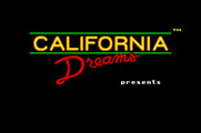 Tunnels of Armageddon for Apple IIgs - California Dreams logo.