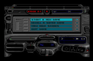 Tunnels of Armageddon for Apple IIgs - The main menu.