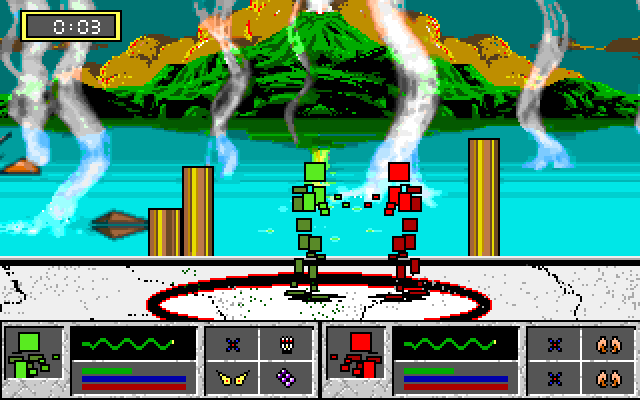 Tongue of the Fatman IBM PC/Compatibles Screenshot: At some point you will have to fight the same character you have selected!