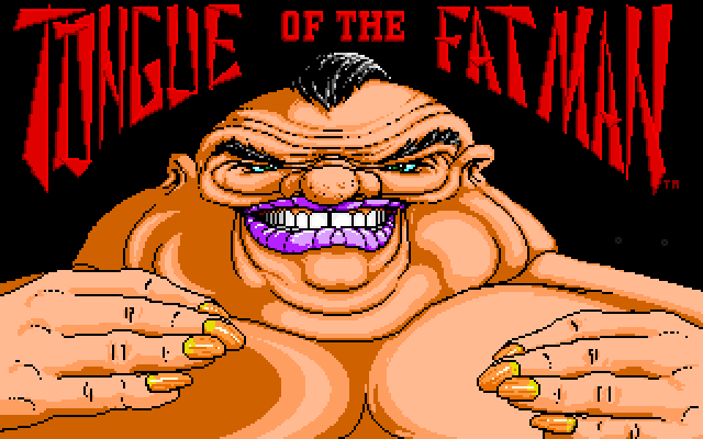 Tongue of the Fatman IBM PC/Compatibles Screenshot: Title screen.