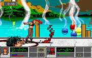 Tongue of the Fatman for IBM PC/Compatibles - Knocked over by an impressive hairdo...