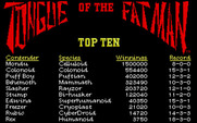 Tongue of the Fatman for IBM PC/Compatibles - High scores.