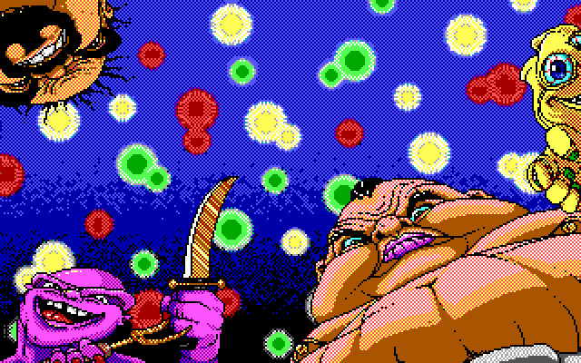 Tongue of the Fatman IBM PC/Compatibles Screenshot: My final view when the game ends...