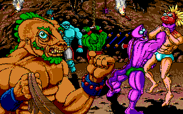 Tongue of the Fatman IBM PC/Compatibles Screenshot: Victory! Now I'm the boss...