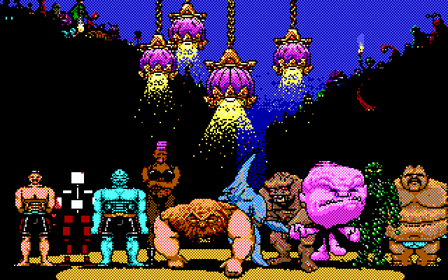 Tongue of the Fatman IBM PC/Compatibles Screenshot: Select your character...