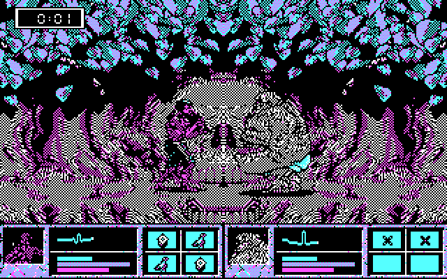 Tongue of the Fatman IBM PC/Compatibles Screenshot: A fight begins!
