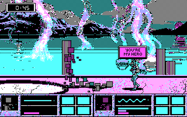 Tongue of the Fatman IBM PC/Compatibles Screenshot: You're my hero!