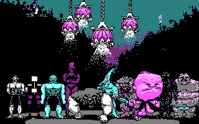 Tongue of the Fatman IBM PC/Compatibles Screenshot: Select a character...