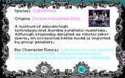Tongue of the Fatman for IBM PC/Compatibles - View information on the CyberDroid species...