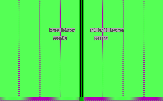 Earthly Delights IBM PC/Compatibles Screenshot: Introduction.