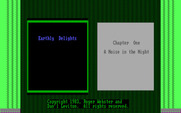 Earthly Delights for IBM PC/Compatibles - Title screen.