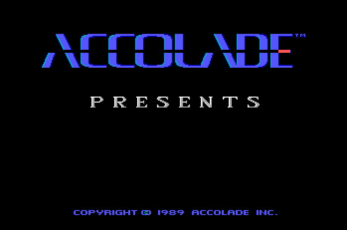 Duel: Test Drive II, The Apple IIgs Screenshot: Accolade presents...