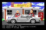 Duel: Test Drive II, The for Apple IIgs - I crashed once, and got one speeding ticket this time...