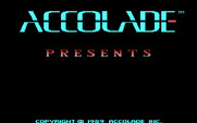 Duel: Test Drive II, The for IBM PC/Compatibles - Accolade logo.