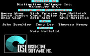 Duel: Test Drive II, The for IBM PC/Compatibles - Game credits.